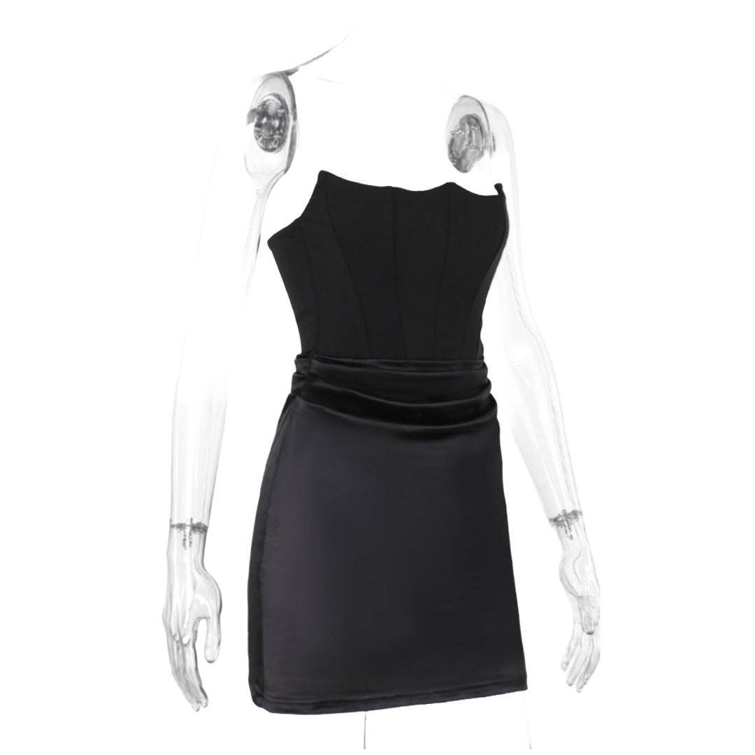 Strapless Boned Mini Dress