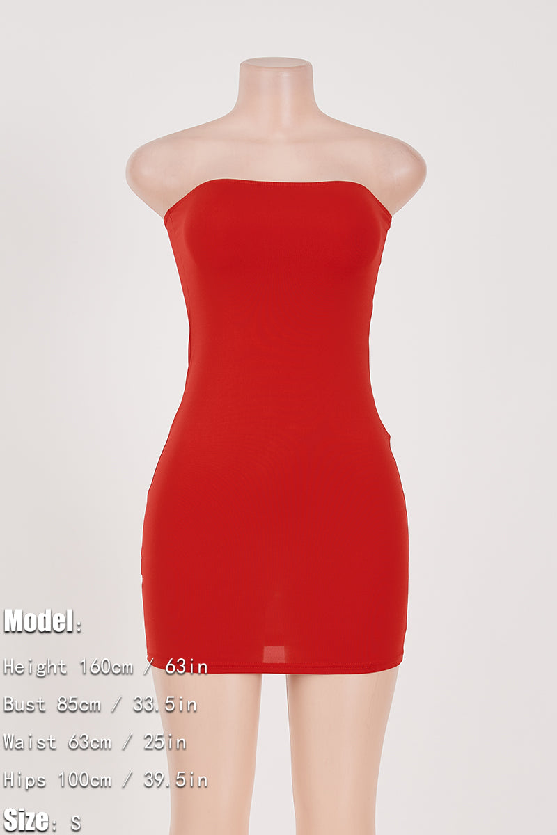 Strapless Mini Dress