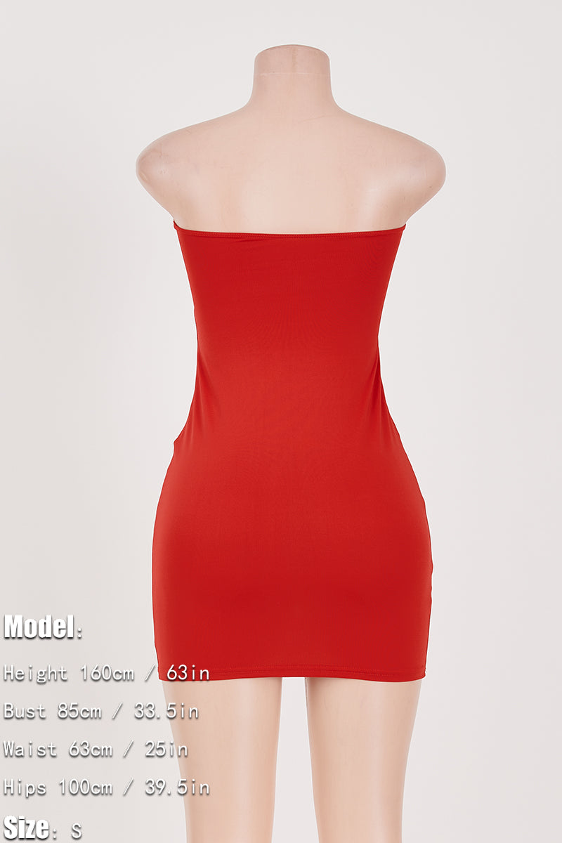 Strapless Mini Dress