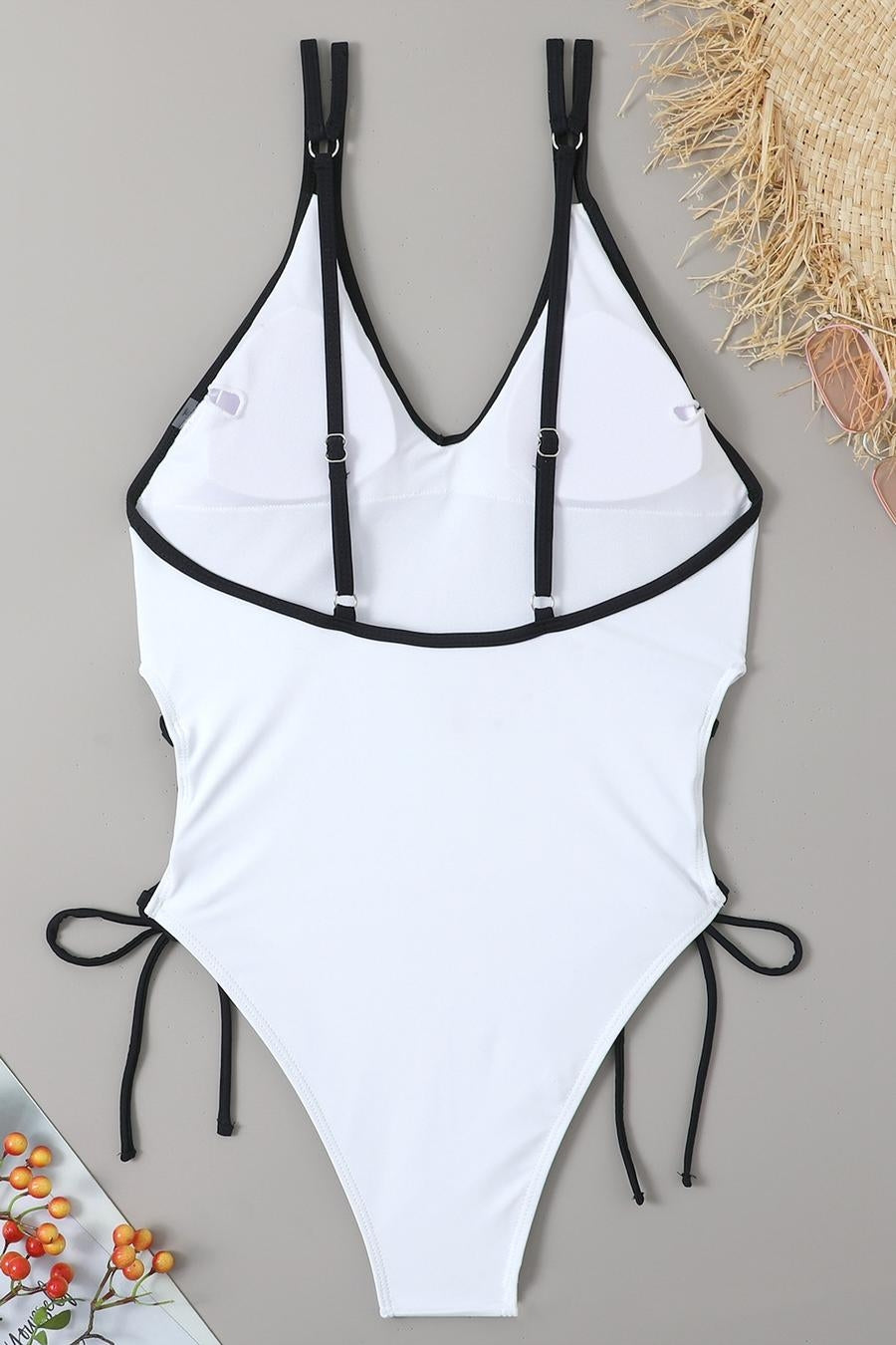 White One Piece Bikini