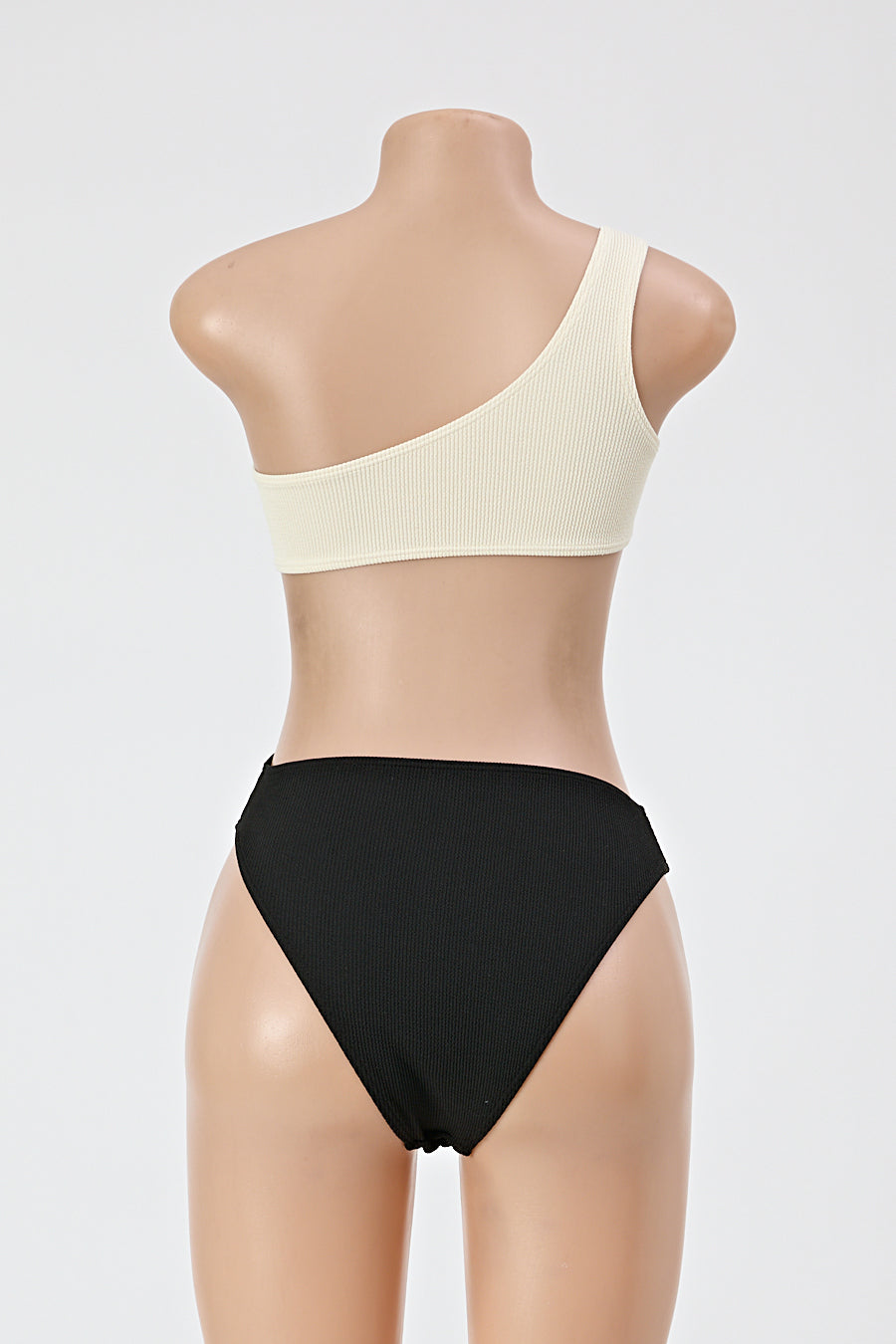 "Half & Half" One Piece Bikini