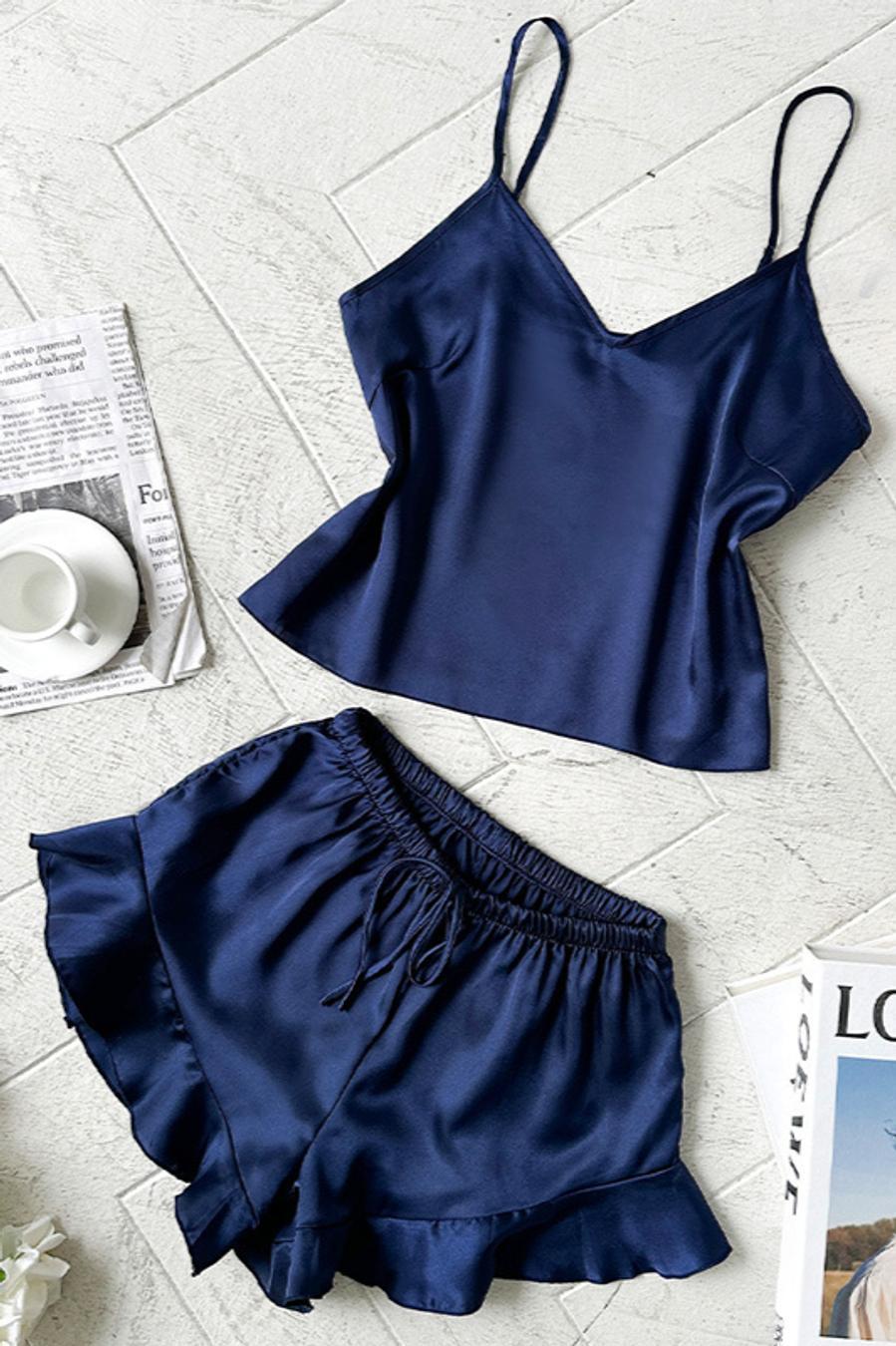 Satin Two Piece Sleepwear