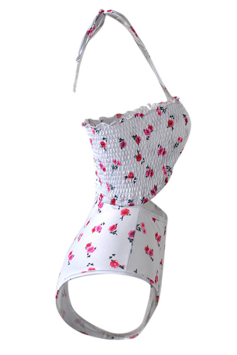 Flower Print Body Suit
