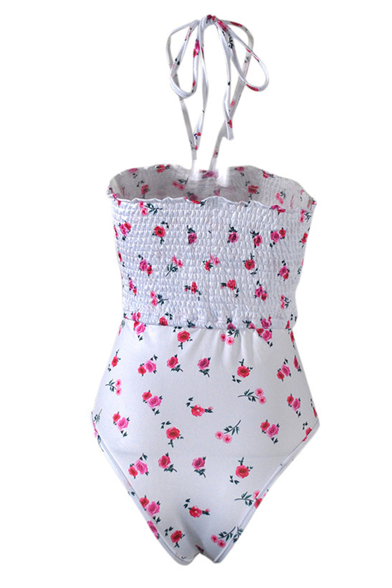 Flower Print Body Suit