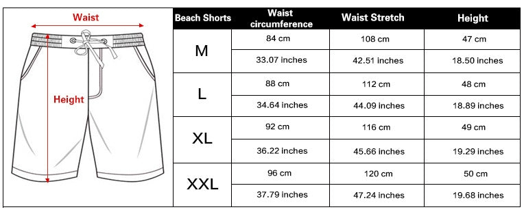 Tropical Leaves Men's Beach Pants