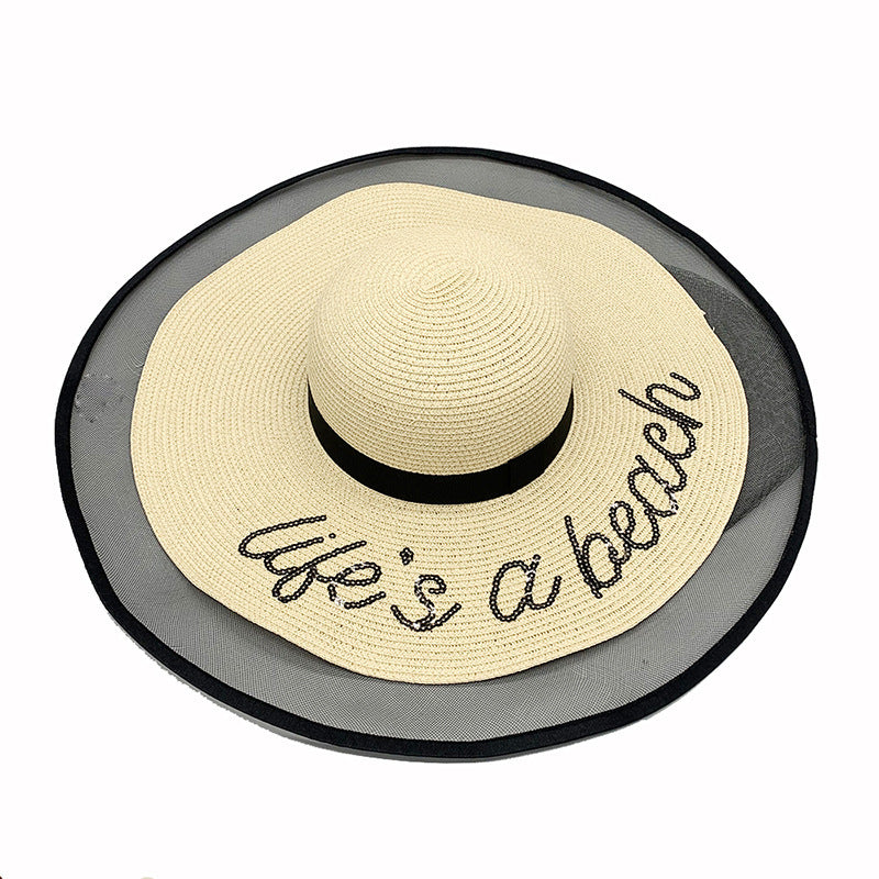 "Life's A Beach" Beach Hat