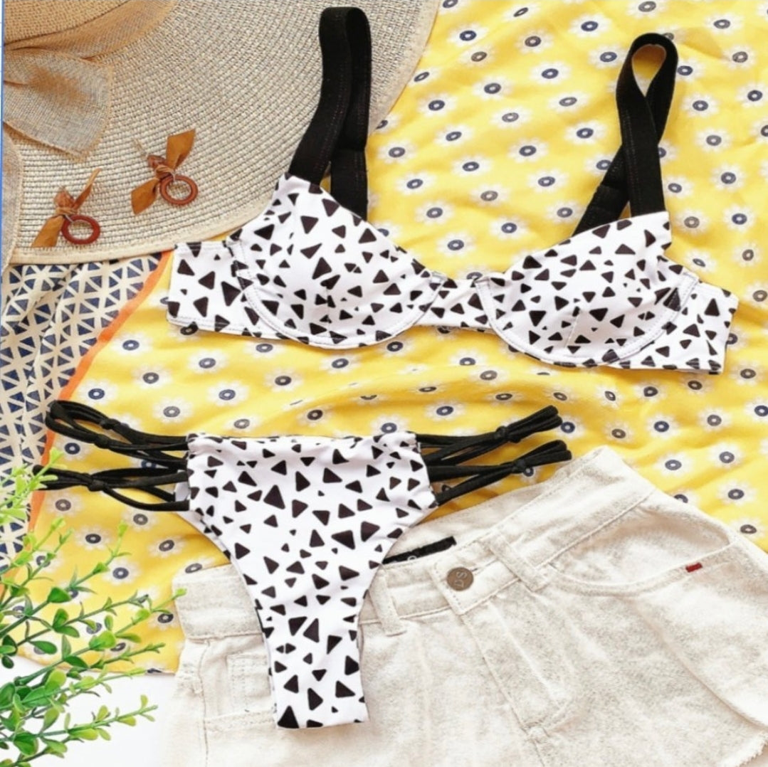 "Triangle Frenzy" Two Piece Bikini