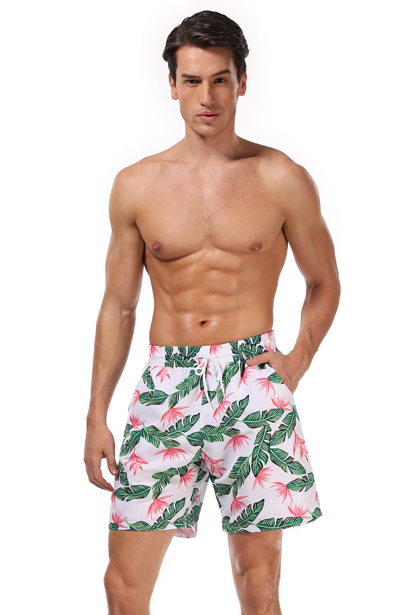 Tropical Leaves Men's Beach Pants