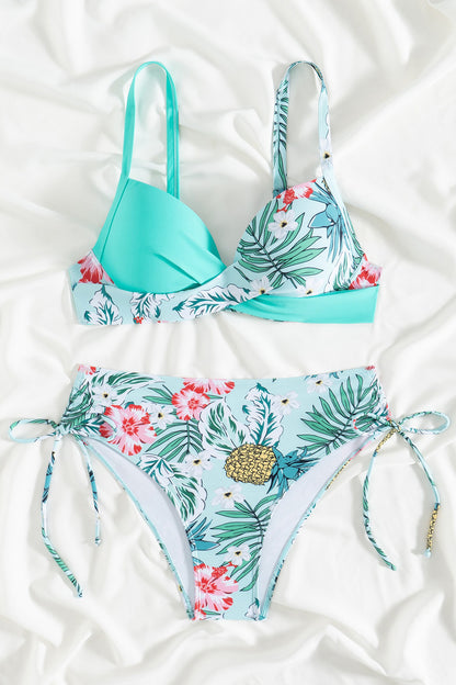 "Floral" Two Piece Bikini