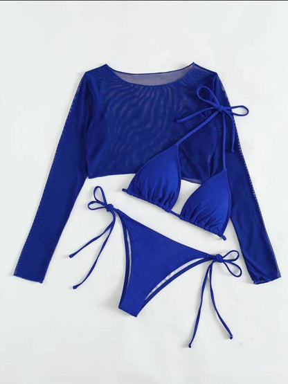 “Navy” Three Piece Bikini