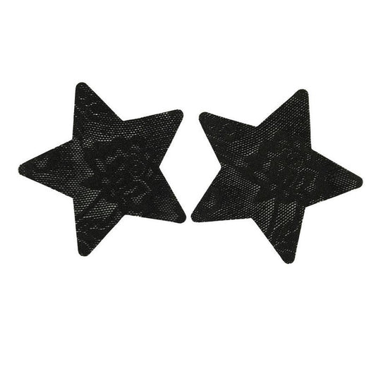 Lace Pentagram Shape Nipple Covers