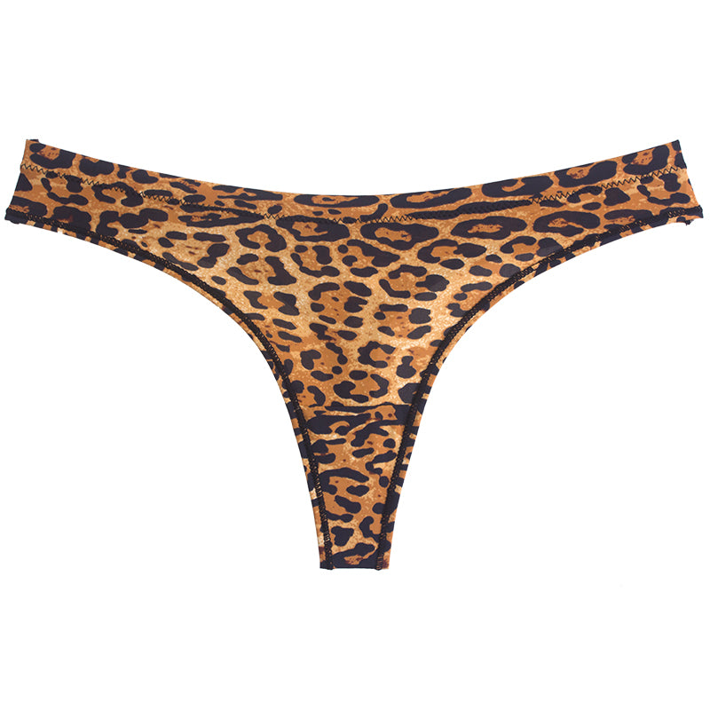 Leopard Print Seamless Panties