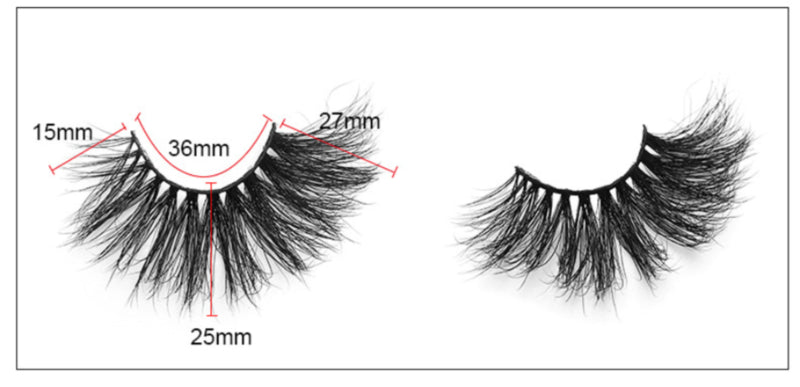 Mink Lashes 25mm